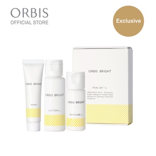 ORBIS BRIGHT  TRIAL SET L (สำหรับผิวผสม-ผิวมัน) 3pcs. ออบิส ไบร์ท เซ็ทผลิตภัณฑ์บำรุงผิวหน้าขนาดทดลอง