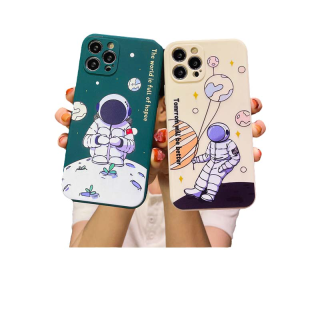 เคส Xiaomi Redmi 9 9C NFC 9A 9i 9T 9 PRO Power 10X POCO M2 PRO Redmi Note 9 8 10 10S 9 PRO MAX 9S Xiaomi Redmi POCO X3 NFC X3 PRO M3 Shockproof Astronaut Space Phone Case