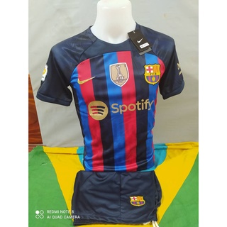 💥⚽ชุดกีฬาผู้ชายทีมบาร์เซโลนา/Barcelona ตัวใหม่ล่าสุด 2022-2023