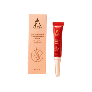 -ส่งฟรี- AKAWA WHITE INTENSIVE CITRUS EXTRACT SERUM ปริมาณ 15 กรัม