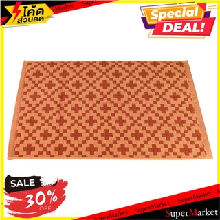 พรมขนหนู HOME L&amp;S PLUSS 17X28 นิ้ว สีส้ม พรมภายใน TOWEL MAT HOME L&amp;S PLUSS 17X28" ORANGE