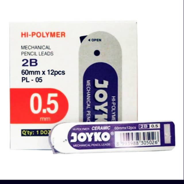JOYKO 2B 0.5MM MECHANICAL PENCIL FILLING / MOLDING PENCIL FILLING
