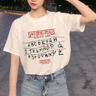 เสื้อยืดลายกราฟฟิก Stranger Things 3