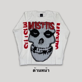 เสื้อยืดเเขนยาววงร็อค (Misfits)