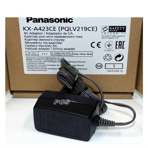 KX-A423/A ของใหม่/แท้ อแดปเตอร์ (Adapter) เครื่องโทรศัพท์ -HDV130 / TG3611 /TG3411 (โทรศัพท์ไร้สาย) พานาโซนิค(ของแท้)