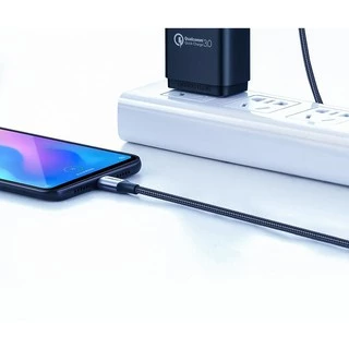Ugreen สายชาร์จ USB-C 3A แอมป์ ชนิดไนลอน QC 3.0 S20/Note 20/S10/S9/S8, Xiaomi, รุ่น US288
