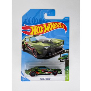 Hotwheels Muscle Bound-Green color