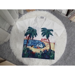 พร้อมส่ง เสื้อฮาวาย ผ้านิ่ม