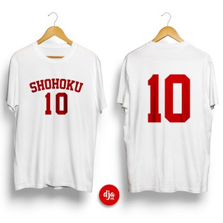 Shohokuเสื้อยืดhanamichi Sakuragiย์บาสเกตบอลSlam Dunkอะนิเมะมังงะเสื้อผ้าญี่ปุ่นdjaผ้า