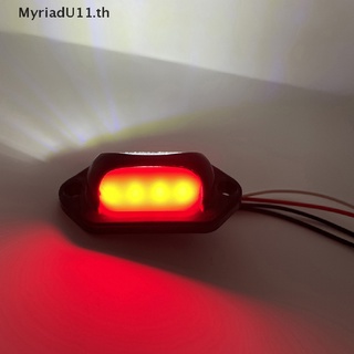 Myriadu โคมไฟ LED 12V 24V สําหรับติดป้ายทะเบียนรถยนต์ รถบรรทุก รถพ่วง