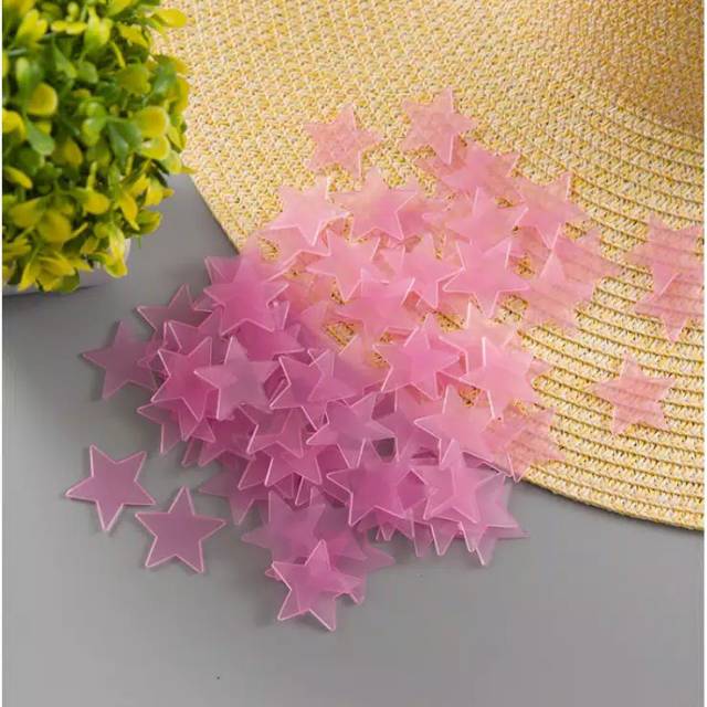 BATAM SHOPPING MALL (P.KR) (100 ชิ้น) H202 Glow in the Dark Star H202 / Luminous Star / Bright Star