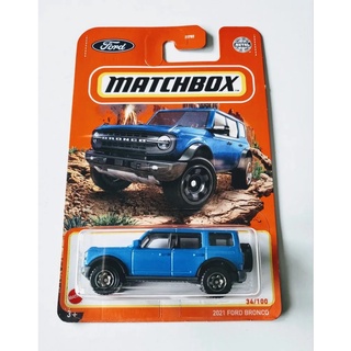 Matchbox 1/64 No.34 2021 Ford Bronco HFP31