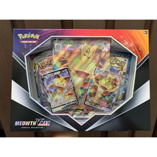 Pokemon - Meowth Vmax Box - Factory Sealed New ใหม่!!