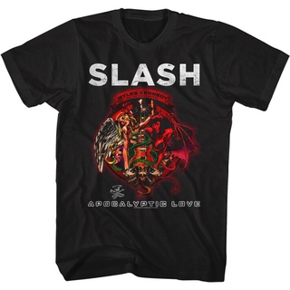 คอตต้อนคอกลมขายดี เสื้อยืด พิมพ์ลาย Slash Apocalyptic Love Heavy Metal Music Merch MPfafp11OHkmhh38 สไตล์คลาสสิก สําหรับ