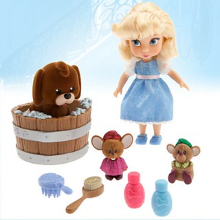 Disney Animators Collection Cinderella Mini Doll Play Set - 5 ตุ๊กตาแอนิเมเตอร์ซินเดอเรลล่าเซต สูง 5 นิ้ว Disney USA 