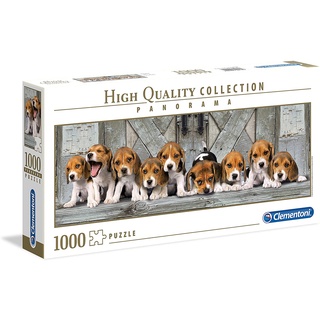 จิ๊กซอว์ Clementoni - Beagles  1000 piece (Panorama)  (ของแท้  มีสินค้าพร้อมส่ง)