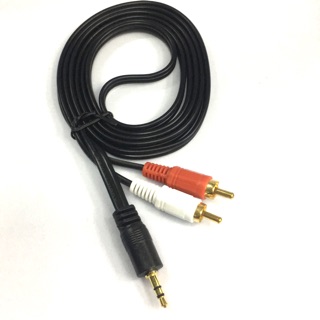 สาย1ออก2 สายAV3.5mm To2RCA 1.5เมตร