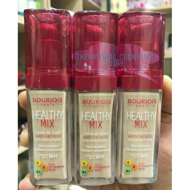 Bourjois Healthy Mix Foundation 30 ml. #แพ็คเกจใหม่