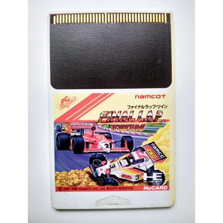 Final Lap Twin PC ENGINE Hu card Japan สำหรับสายสะสม