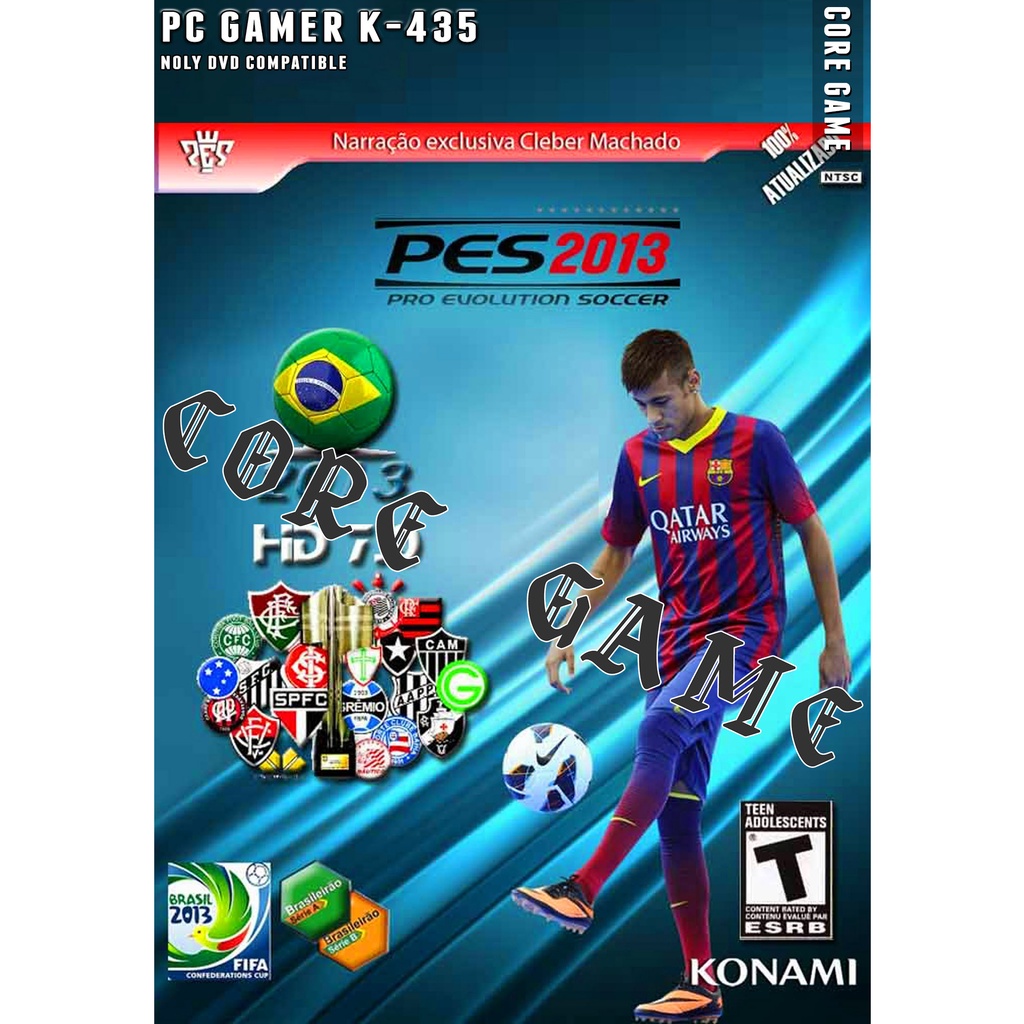 PES pro evolution soccer 2013 (Patch 6.0) แผ่นเกมส์ แฟลชไดร์ฟ เกมส์คอมพิวเตอร์ PC โน๊ตบุ๊ค
