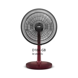 MITSUBISHI พัดลมตั้งโต๊ะ 18 นิ้ว D18A-GB เดิม D18-GA -รับประกัน มอเตอร์ 5ปี อะไหล่ภายในเครื่อง 1ปี *** ปรับสูง-ต่ำไม่ได้