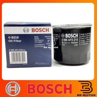 กรองน้ำมันเครื่อง Bosch ISUZU KBZ,TFR2.5, 2.8 #0215