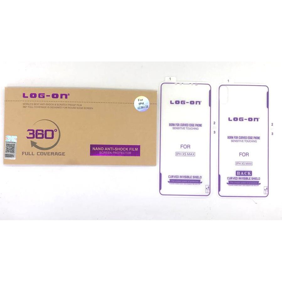 LOG ON ANTISHOCK IPHONE XS MAX DB ANTI SCRATCH JELLY