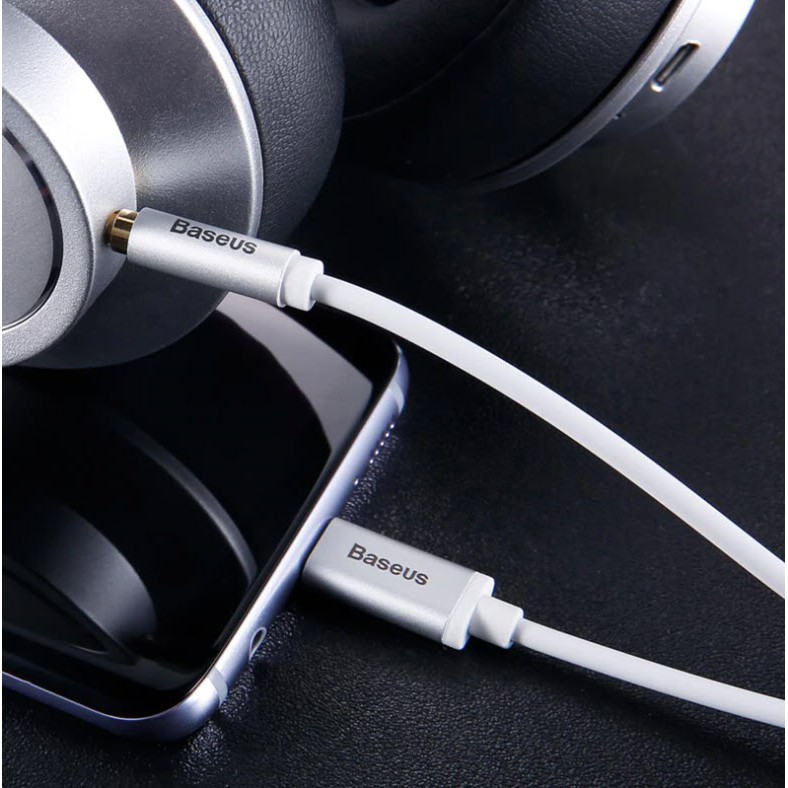 💜ถูกจริง/ส่งไว📦 Baseus สายฟังเพลง AUX Type-c สายแปลง 3.5mm Type c to Aux 3.5 มม. Jack Adapter Audio cables USB-C