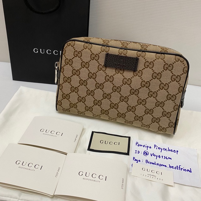 gg canvas belt bag