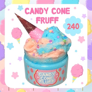 สไลม์ DIY เนื้อก้อนเมฆ " Candy Cone fruff " | fufustudio_