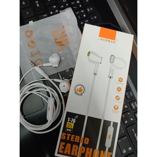 หูฟัง T-76 Stereo Earphone เสียงดี แจ็คขนาด3.5mm