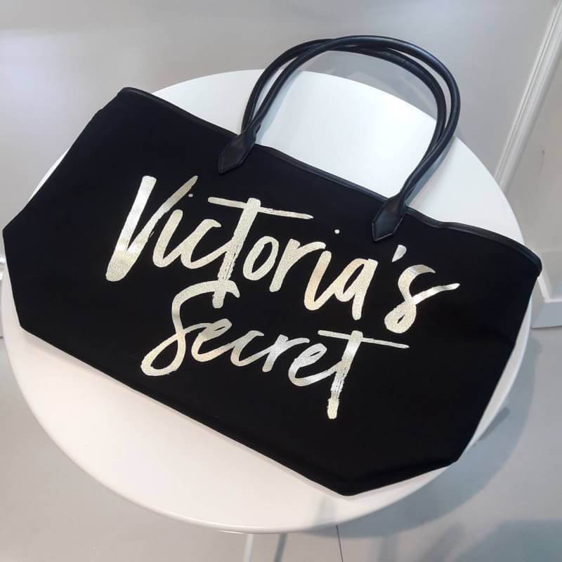 กระเป๋า Victoria's Secret Canvas Large Tote Bag