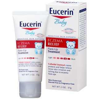 ﻿Eucerin Baby Eczema Relief Flare-up Treatment ยูเซอรีน เบบี้ รีลิฟ ครีม บำรุงผิวเด็กและผิวบอบบาง 57ml.