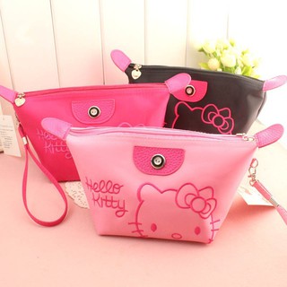 กระเป๋าเครื่องสำอางลายการ์ตูน Hello Kitty