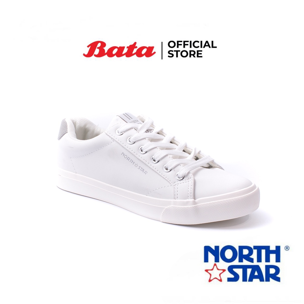 Bata บาจา ยี่ห้อ North Star รองเท้าผ้าใบ สนีคเคอร์ รองเท้าผูกเชือก มินิมอล สำหรับผู้หญิง รุ่น Las Vegas สีขาว 5311007