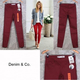 Denim Co. jegging กางเกงเจกกิ้ง เลกกิ้ง กางเกงสาวอวบ กางเกงไซส์ใหญ่ กางเกงคนอ้วน กางเกงเลกกิ้ง กางเกงผ้ายืด