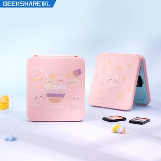 Geekshare Gummy กล่องเคสแม่เหล็ก ขนาดใหญ่ จุของได้เยอะ สําหรับใส่จัดเก็บการ์ดเกม Nintendo Switch