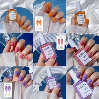 สีทาเล็บกึ่งเจล ไม่อบ U-DELI Vegan Nail Polish 16ml สีหวานละมุน ไร้กลิ่นฉุน เล็บไม่เหลืองบาง Group