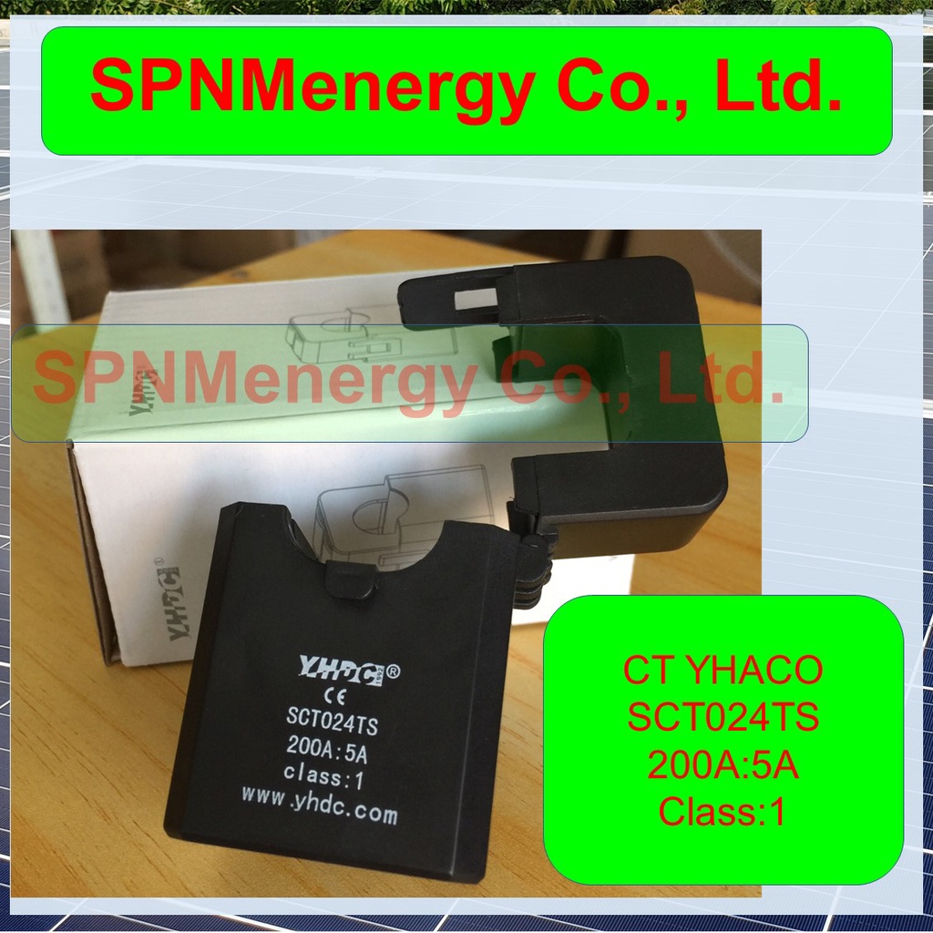 CT สำหรับ Smart meter ของ INVT On grid INVERTER  invertor by SPNMenergy ออกบิล VAt ได้