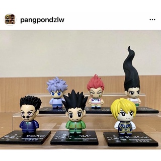 hunterxhunter gashapon  ฐานดำ สี่เหลี่ยม กาชาปอง