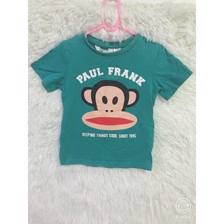 เสื้อยืดสีเขียวลาย PAUL FRANK 2-4y