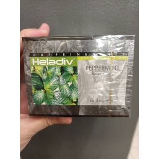 Heladiv Peppermint Decaf Tea Bags ชาผง สกัดกาเฟอีนออก กลิ่น เปปเปอร์มินต์ชนิดซอง 30กรัม