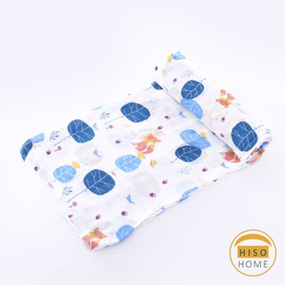 ผ้าห่อตัวเด็กแรกเกิด มัสลินคอตตอน 100% ขนาด 120*120 cm ผ้ามัสลิน Muslin Baby towel