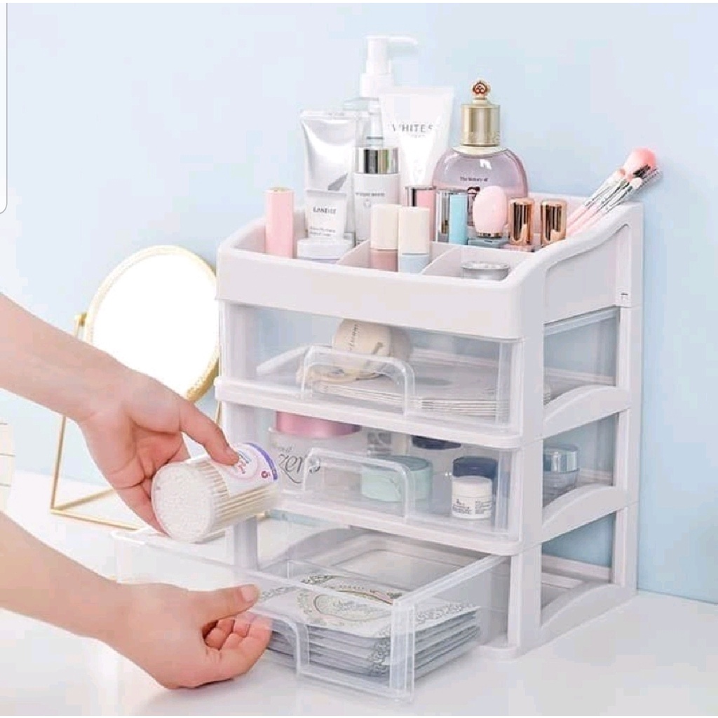 [CENTER 18] 3-TIER MULTIPURPOSE COSMETIC RACK // 3-TIER MULTI-PURPOSE DRAWER RACK