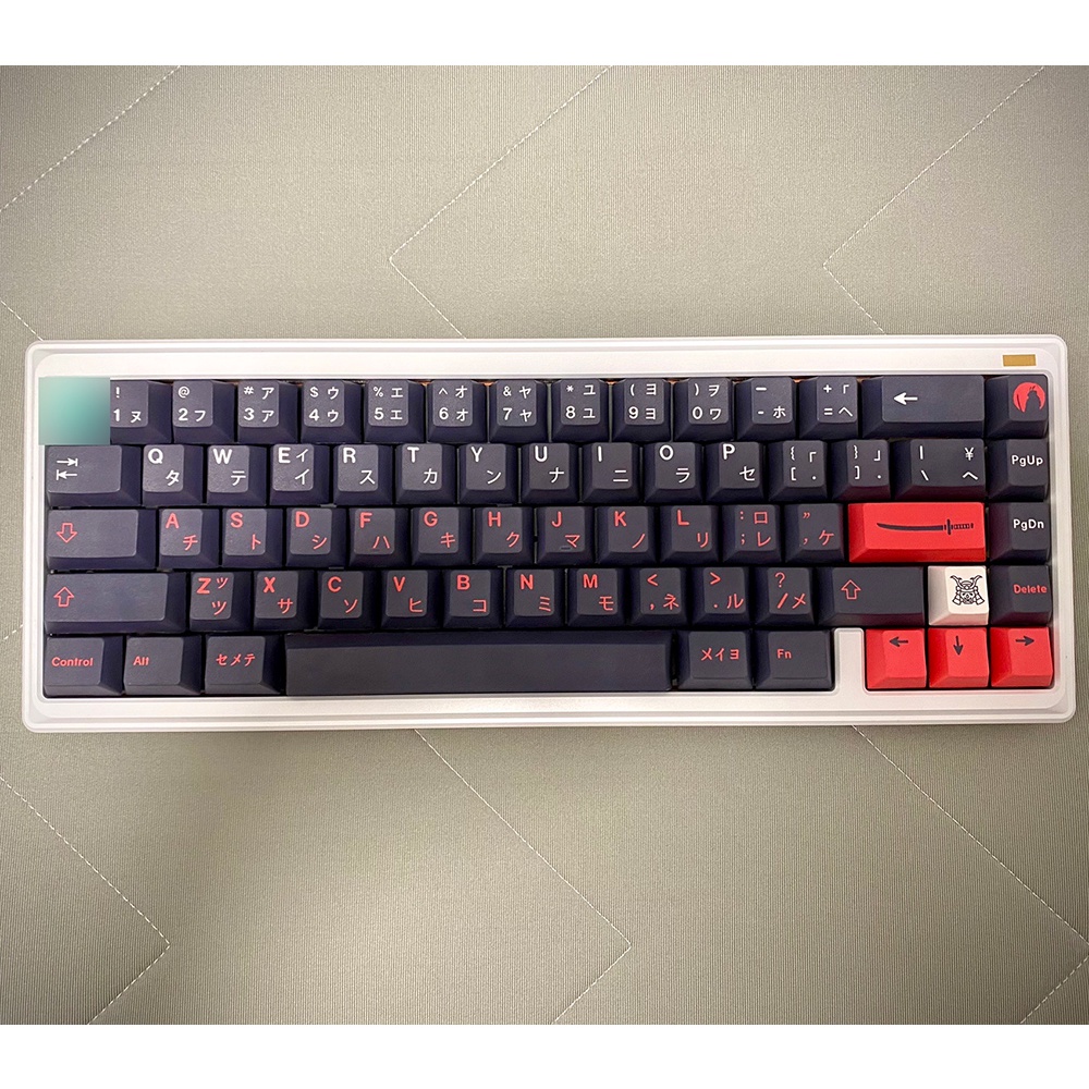 GMK Bushido  keycaps cherry profile DYE-SUB pbt  keycap 137 keys 64/68/87/96/980