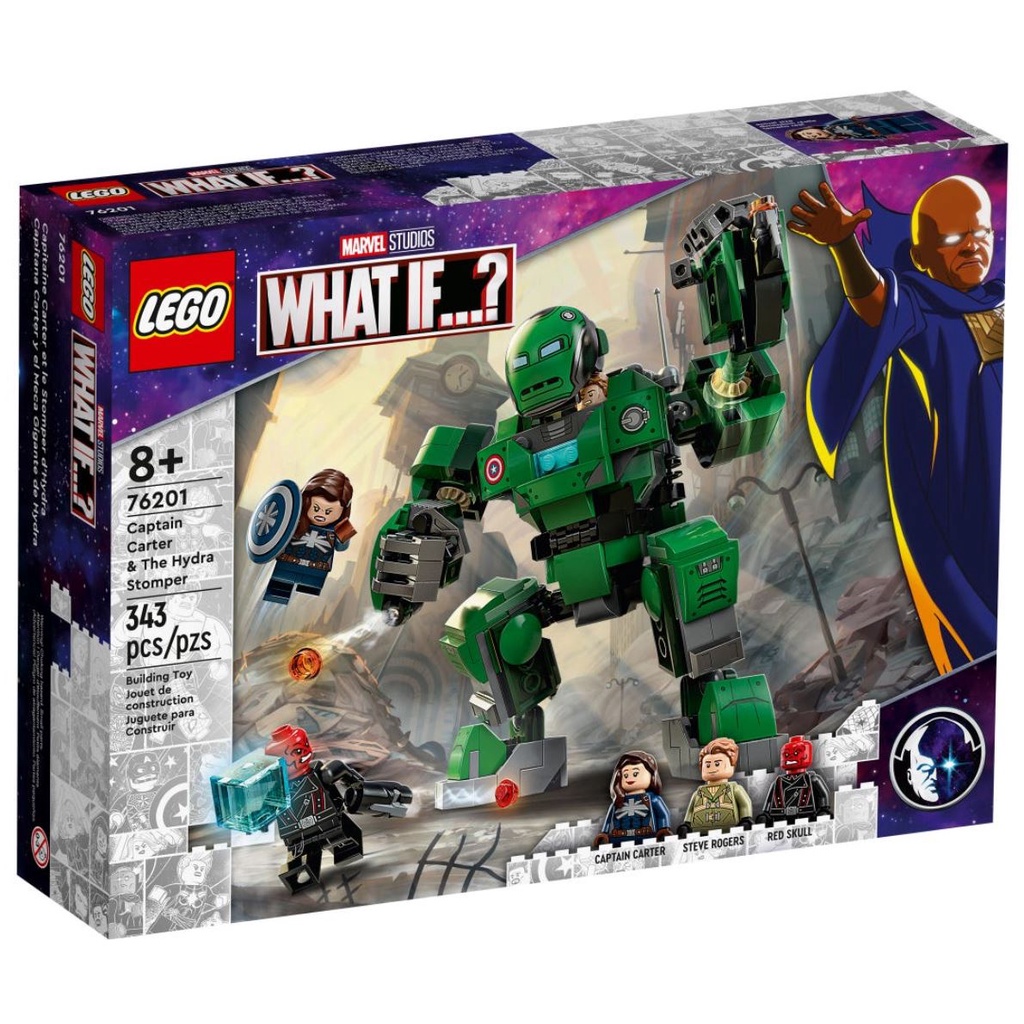 LEGO Marvel Captain Carter &amp; The Hydra Stomper 76201
