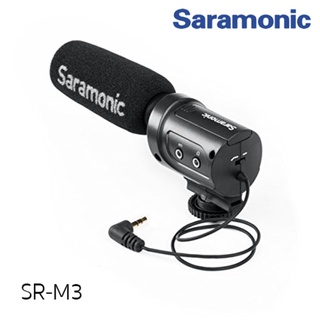 Saramonic SR-M3 Mini Directional Condenser Microphone with Integrated Shockmount