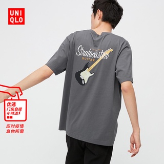 Uniqlo UT เสื้อยืดแขนสั้น พิมพ์ลาย สําหรับผู้ชาย และผู้หญิง 453306Uniqlo