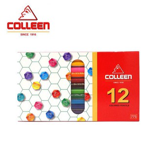 Colleen สีไม้ ดินสอสีไม้ คอลลีน 12 แท่ง 12 สี