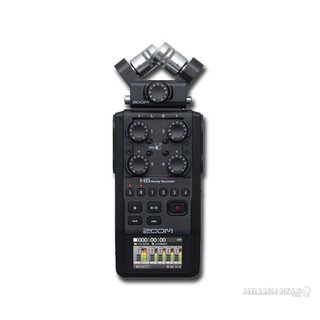 ZOOM : H6 Black Edition by Millionhead (เครื่องบันทึกเสียง Zoom H6 รองรับสัญญาณ XLR/TRS 4 แชนแนล)